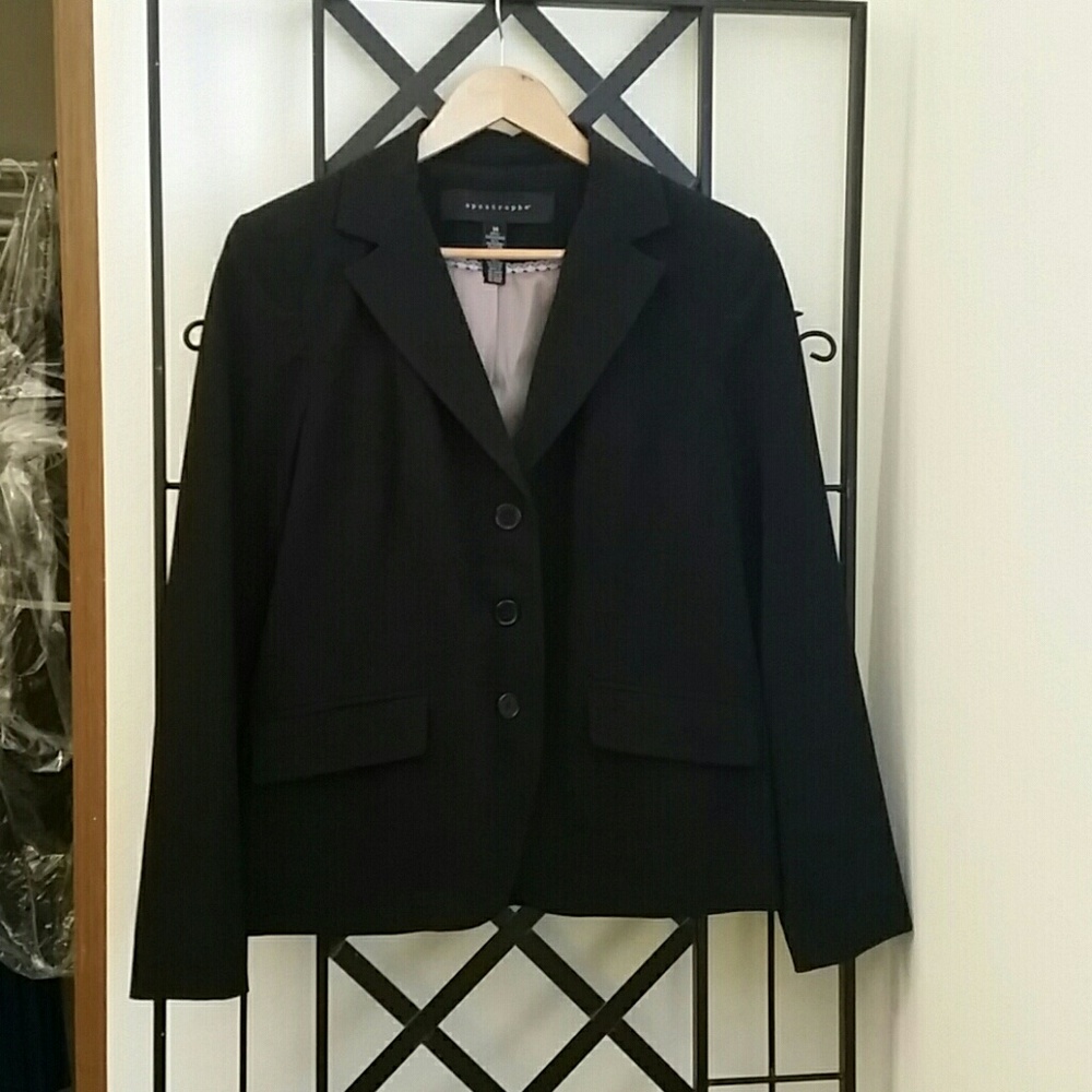 Apostrophe Black Blazer